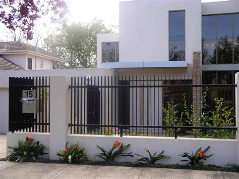 modern metal fence gates